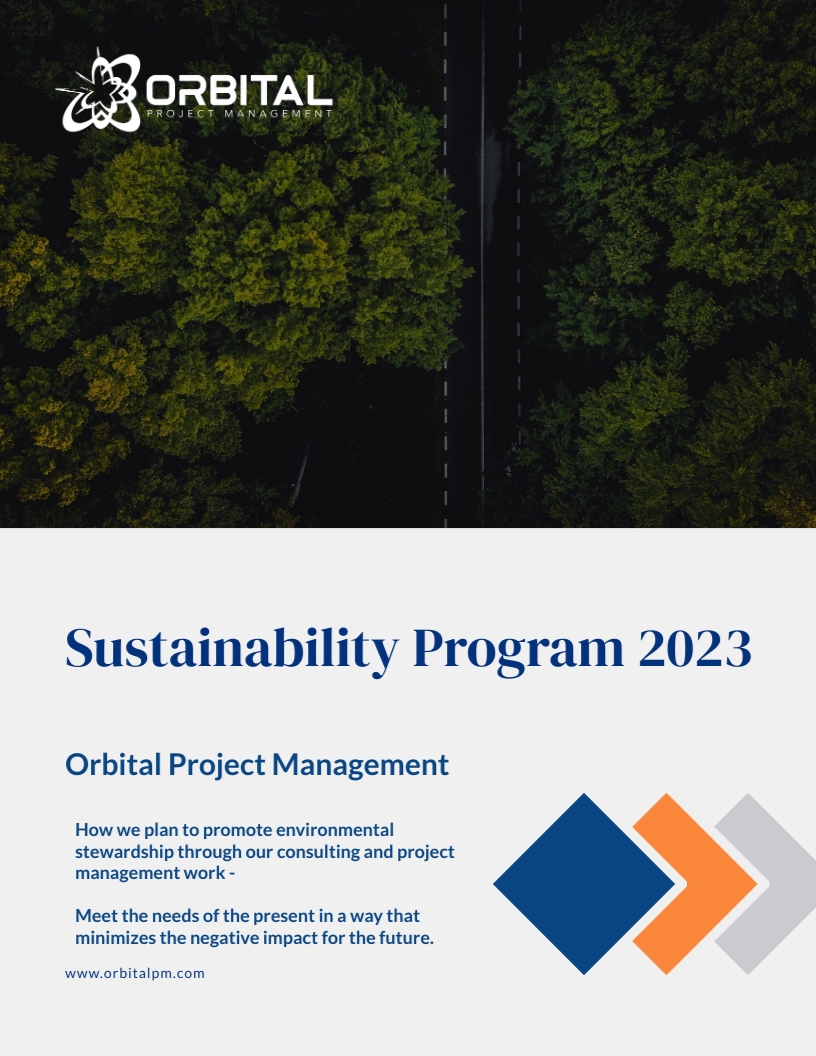 Orbital Project Management Sustainability Plan